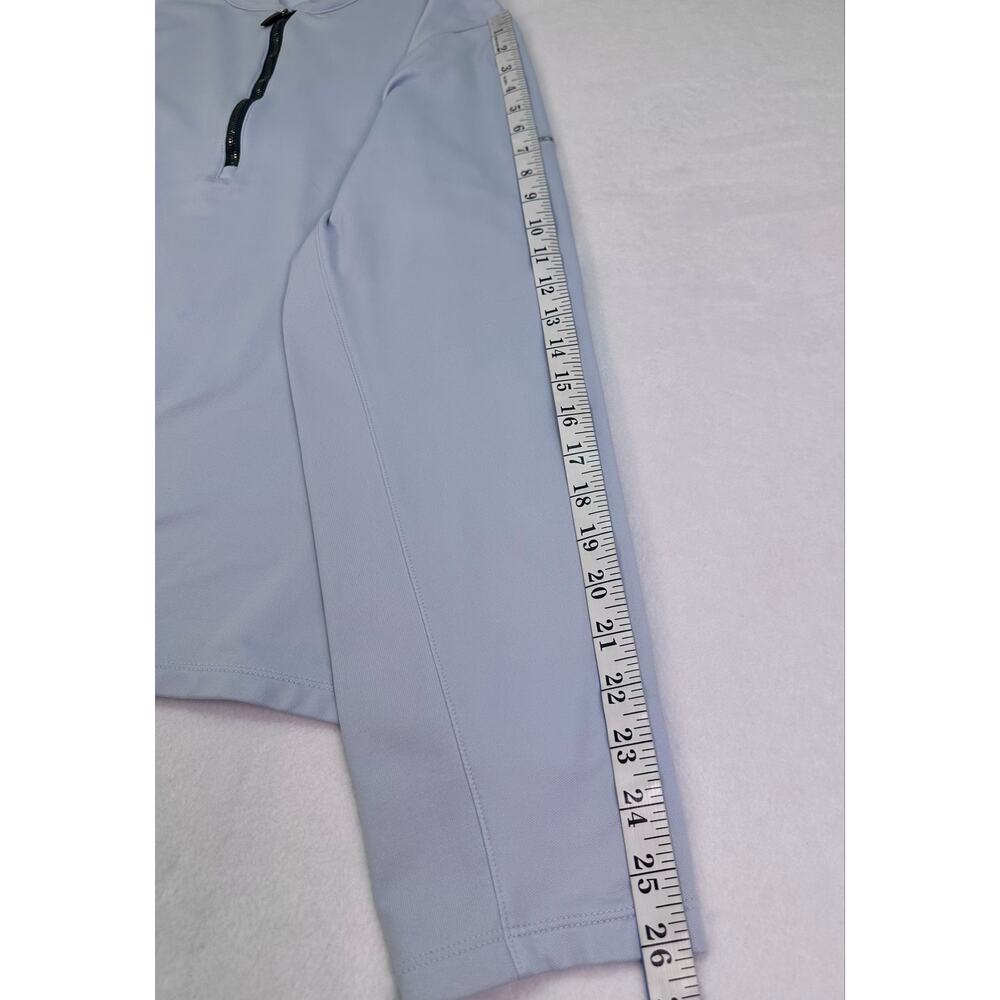 Greyson Siasconset Powder Blue 1/4 Zip Performance Pullover Sweater XL - Picture 10 of 11